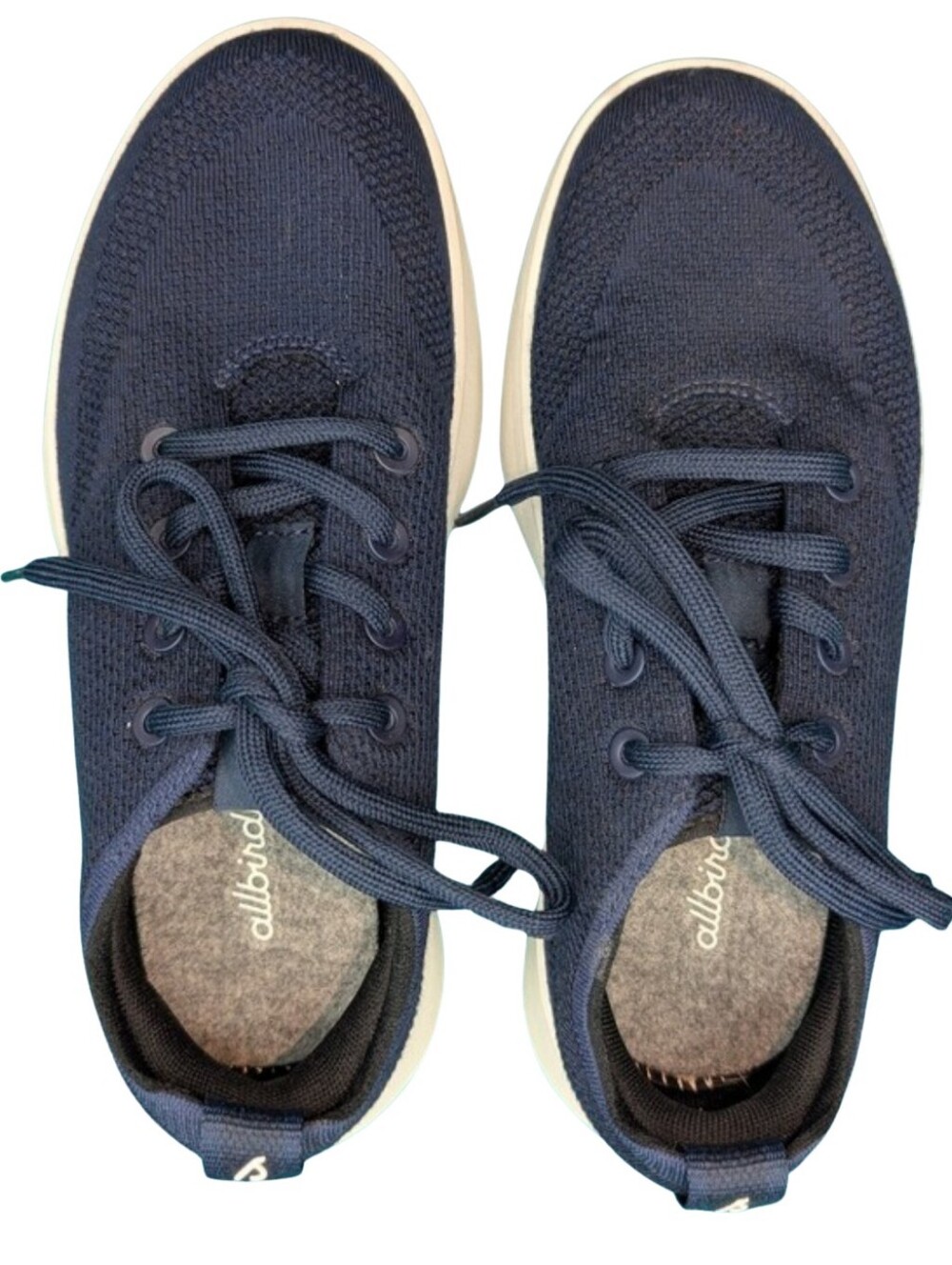 Allbirds Tree Runner Go Deep Navy Blue Knit Everyday Sneakers Womens 7.5 - Picture 2 of 7